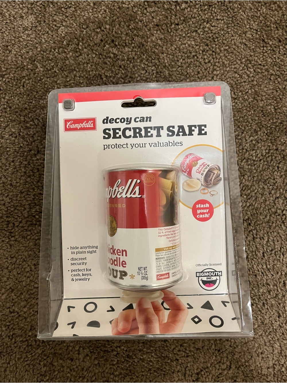 Campbell's Red Decoy Can Secret Safe - Concealed Storage